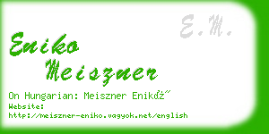 eniko meiszner business card